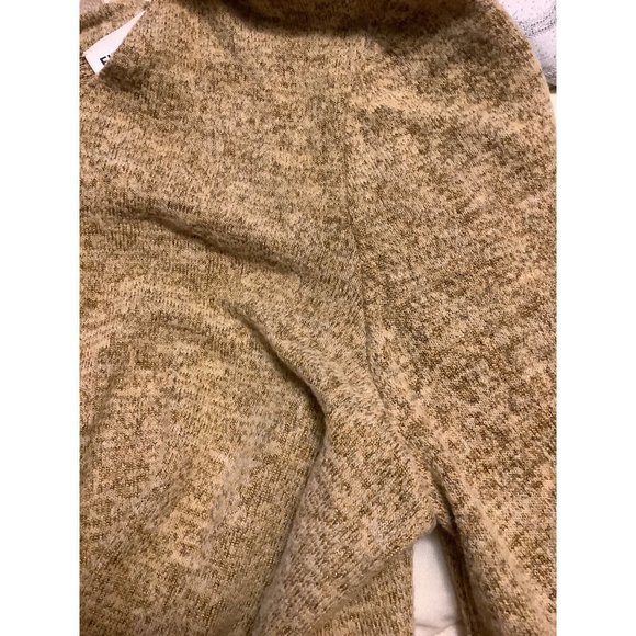 Fika the Brand Crop Womens Brown Fleece Soft Tie Top — Small - Picture 4 of 4